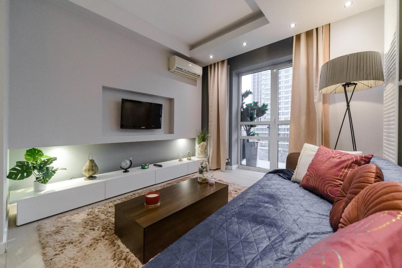 Luxury Apartments In Platinum Tower Warschau Buitenkant foto