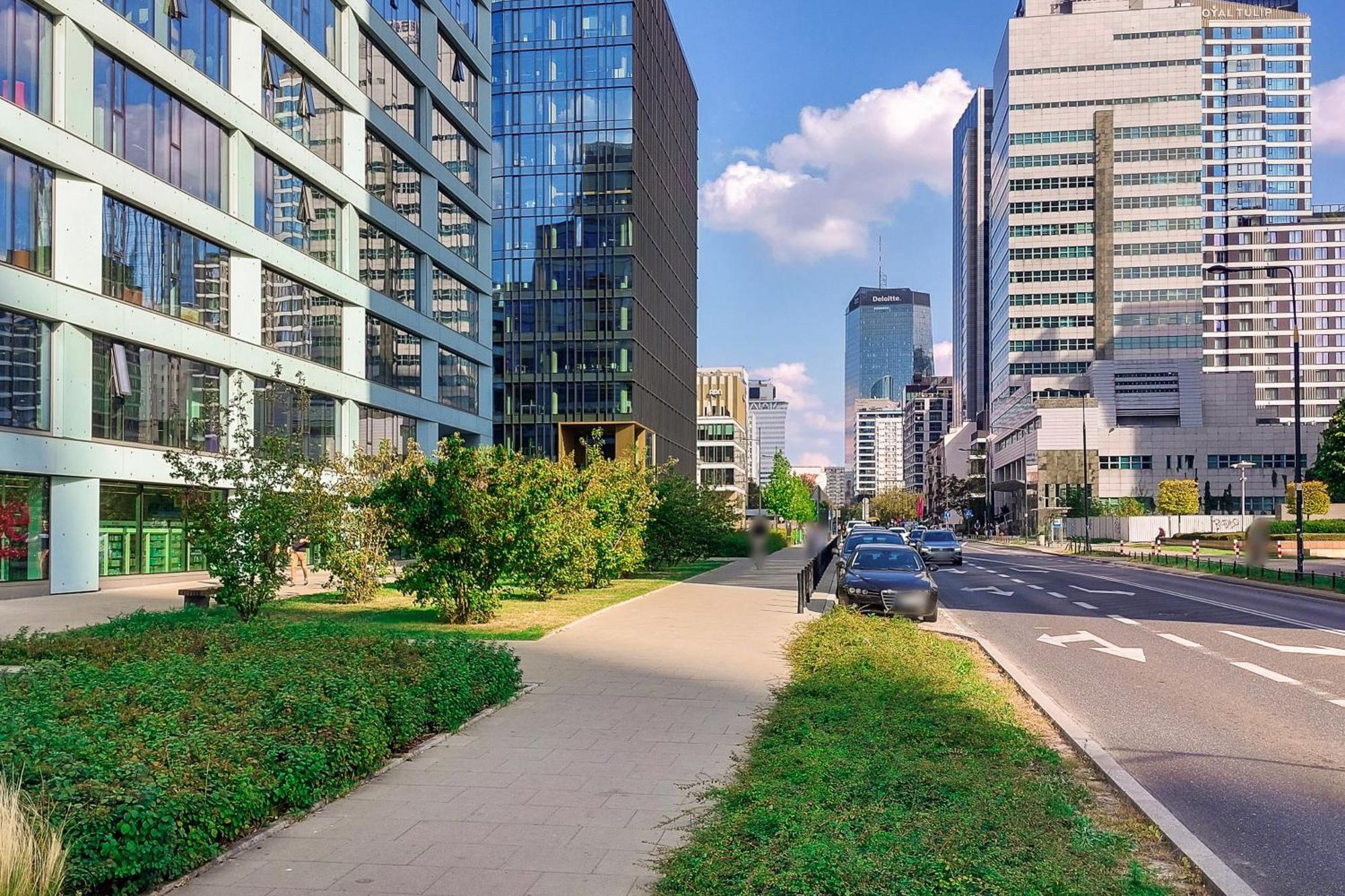 Luxury Apartments In Platinum Tower Warschau Buitenkant foto