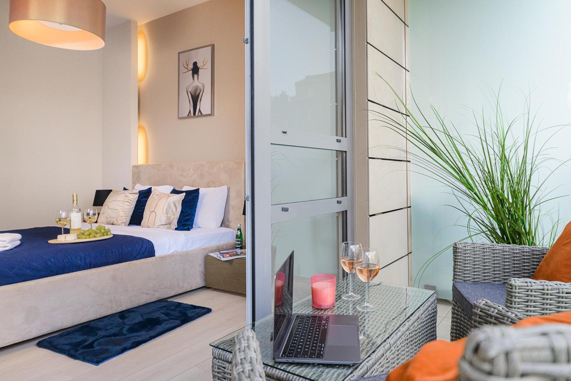 Luxury Apartments In Platinum Tower Warschau Buitenkant foto