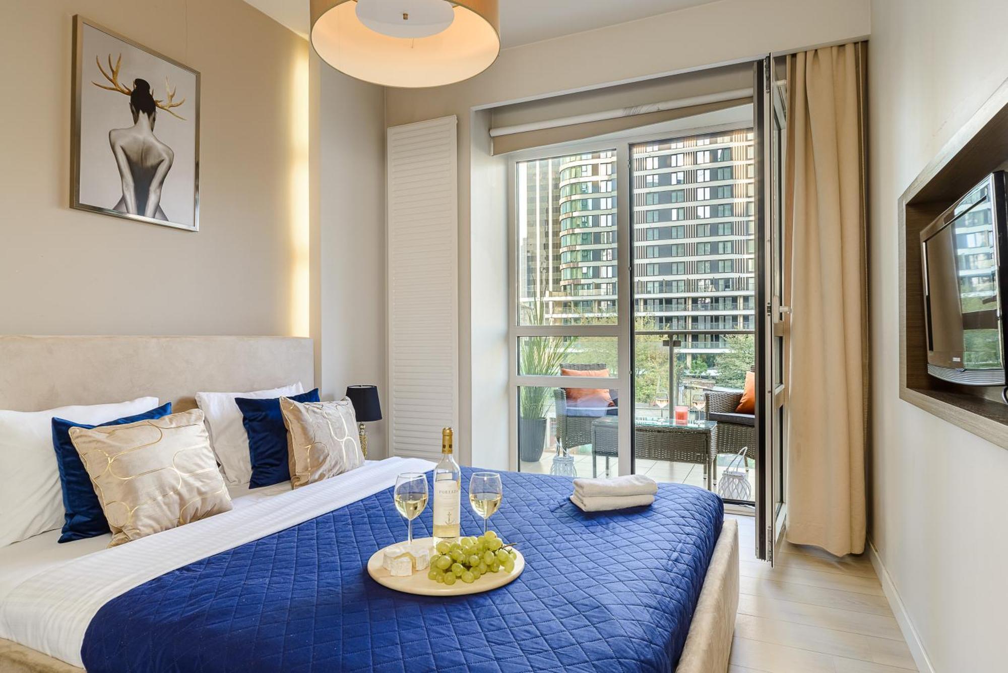 Luxury Apartments In Platinum Tower Warschau Buitenkant foto