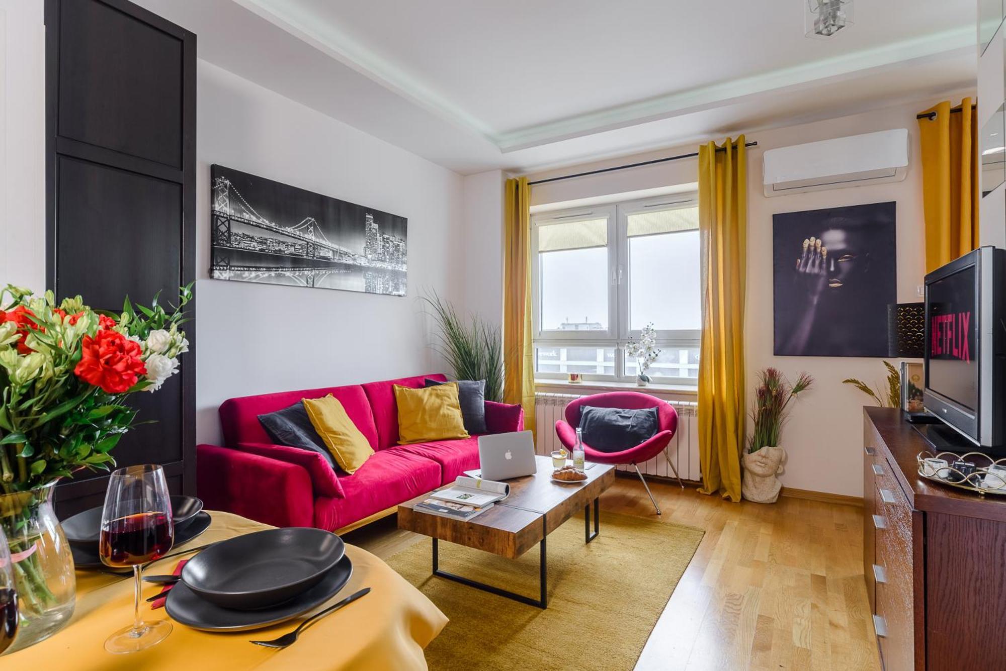 Luxury Apartments In Platinum Tower Warschau Buitenkant foto